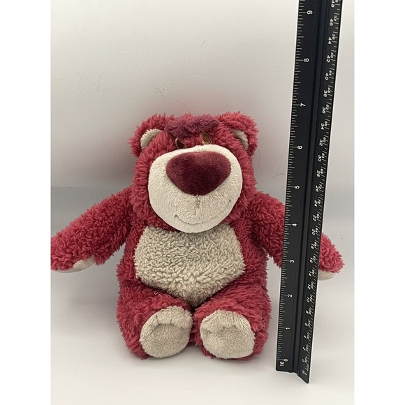 Disney Store Lotso Mini Plush Beanbag Bear 8" Toy Story 3 - Picture 2 of 6